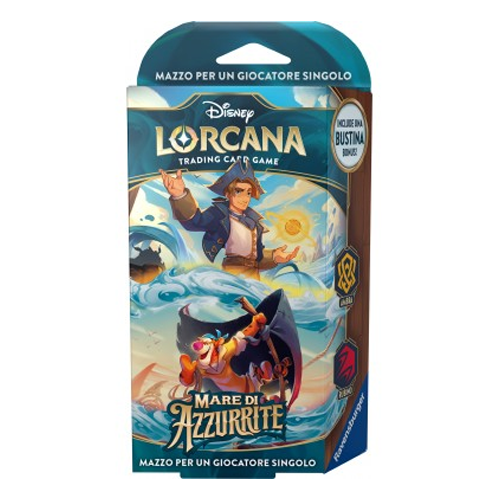 LORCANA - SEA OF AZURITE - AMBER/RUBY STARTER DECK (ITA)