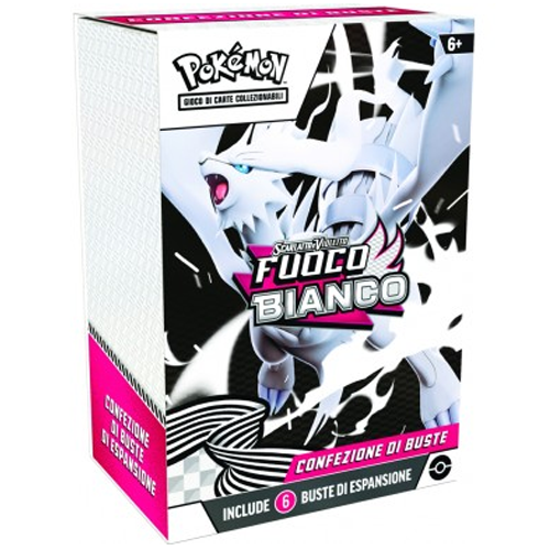 POKEMON - FUOCO BIANCO - CONFEZIONE DI BUSTE DI ESPANSIONE (6 BUSTE) (ITA)